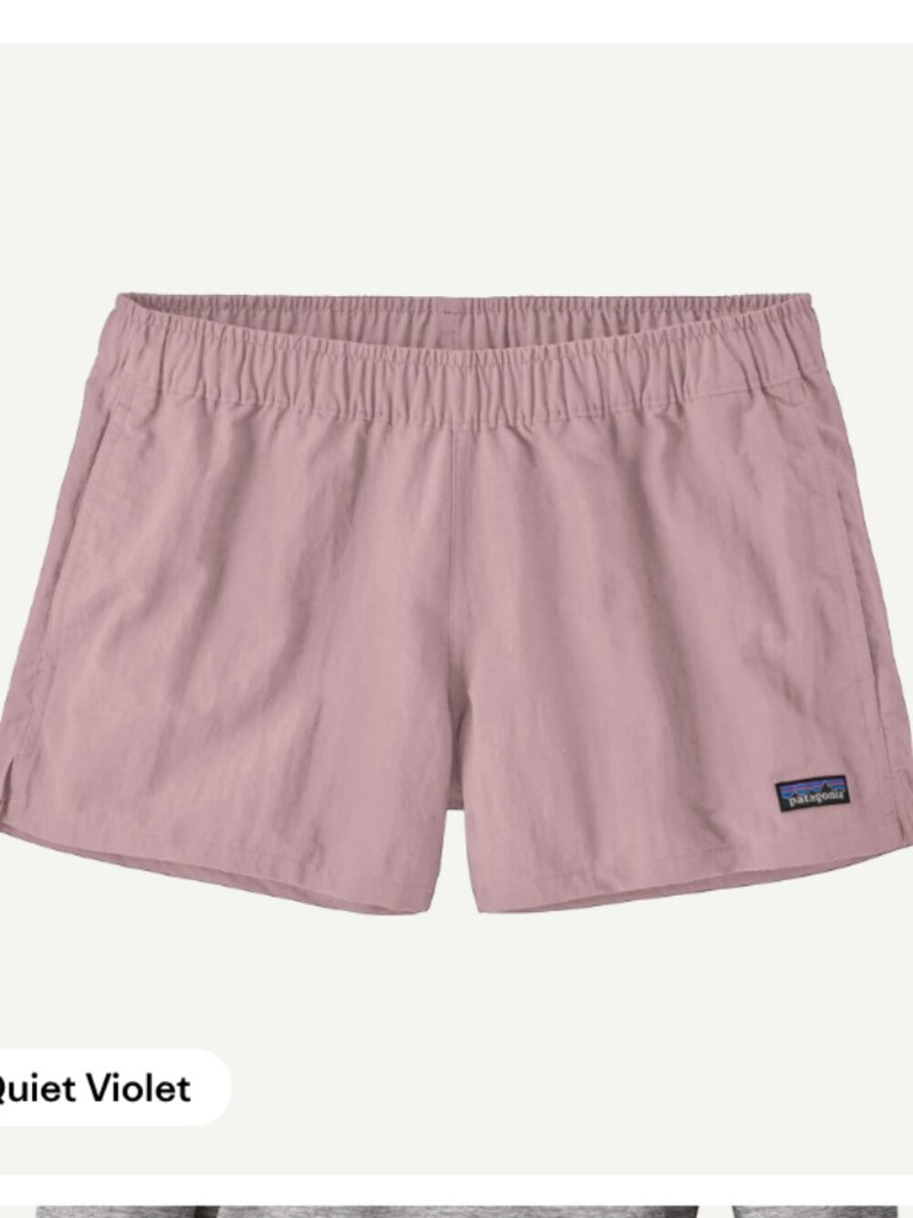 Patagonia Women's Barely Baggies Shorts 2.5 Inches - Bright LightPurple, Size XL